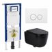 Geberit QeramiQ Dely Swirl Toiletset - Hangend - Mat Wit