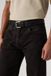 Levi's Finn Feather Edge riem - Hommes - 100 - Noir / Caviar