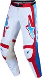 Alpinestars Racer Hunt Motocrossbroek Wit/Rood/Blauw Maat 28