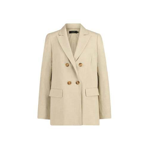 Claudia Sträter Claudia Sträter rechtvallende blazer beige