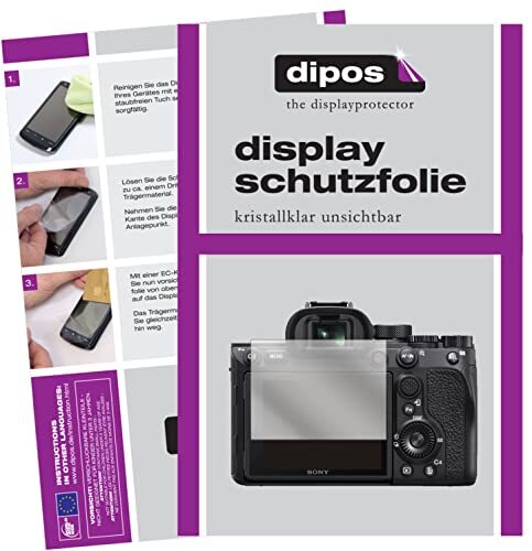 dipos I 6X beschermfolie helder compatibel met Sony Alpha 7 IV folie displaybeschermfolie
