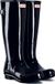 Hunter - Verstelbare regenlaarzen voor dames - Original Tall - Glanzend Zwart - Maat 36