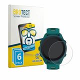 BROTECT - Screenprotector voor Garmin Forerunner 170 Music - Folie Beschermfolie transparant 6 Stuks