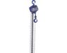 TORSO Kettingtakel 1 ton 10m Metaal Zwart/Zilver/Blauw