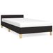 vidaXL Bedframe Zwart Stof 120x190 cm