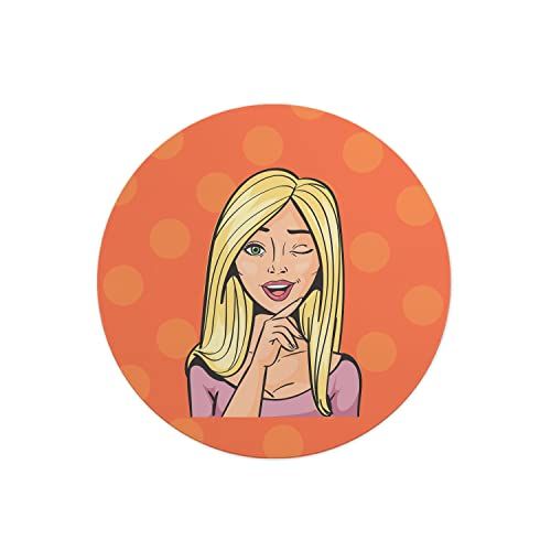 Questo Casa Ronde digitaal bedrukte muismat - 22 cm