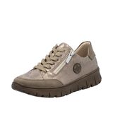 Rieker Galaxie lage veterschoenen dames beige N1303-62