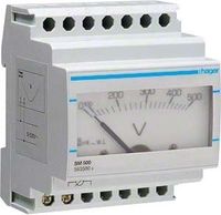 Hager SM500 voltmeter analoog 0-500 V