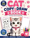 Cat Copy & Draw Book for Kids