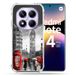 Cokitec Versterkte hoes voor Xiaomi Redmi Note 14 Pro 5G Reis Engeland Londen Vintage