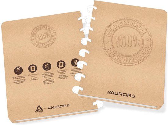 ADOC Bio Pap-Ex - A5 Lined Notebook - Pack of 10