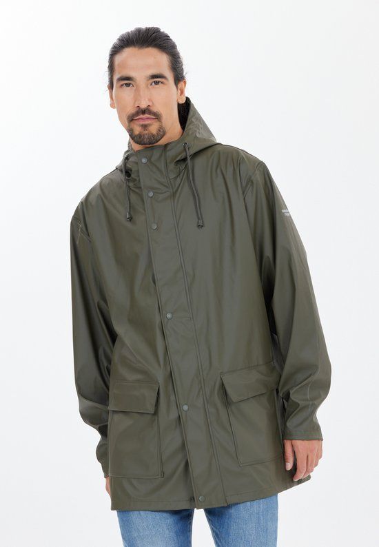 Weather Report Torsten Regenjas Heren M Donkergroen Polyester