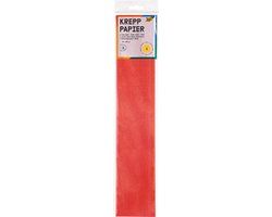 Folia Crepepapier Rood - 50cmx2 - 5m