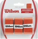 Wilson Pro Soft Overgrip Oranje - 3 stuks