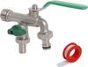 Sans marque Robinet extérieur en laiton résistant au gel pour jardin, machine à laver, cuve de récupération d'eau de pluie