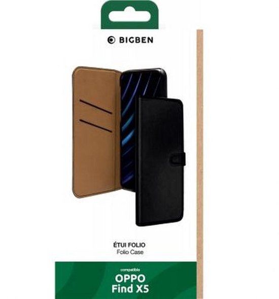 Bigben Connected FOLIOFINDX5B Mobiele telefoonhoes Zwart