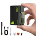 elzle Elektrische mini-luchtpomp voor fiets, max. 150 psi fietspomp met zaklamp, 150 g, draagbare fietspomp voor fiets, motorfiets, scooter, ballen, digitaal led-display, USB-C oplaadbaar