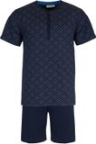 Pastunette Shortama - Katoen - Donkerblauw - Knoopsluiting - Maat S