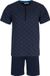 Pastunette Shortama - Katoen - Donkerblauw - Knoopsluiting - Maat S