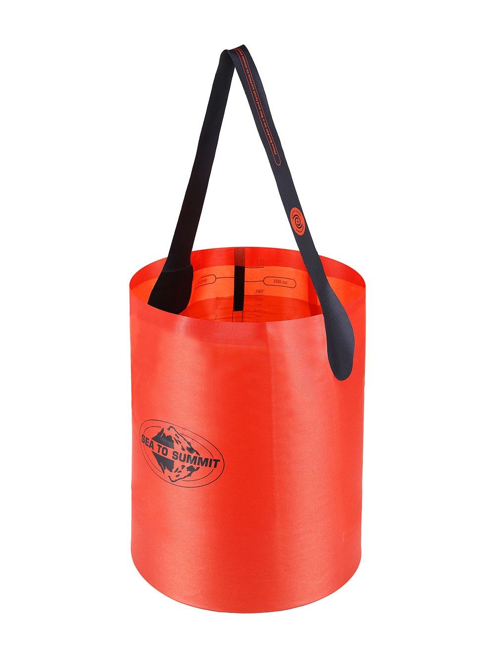 Sea to Summit Folding Bucket Waterzak - Vouwemmer - 10L - rood/zwart