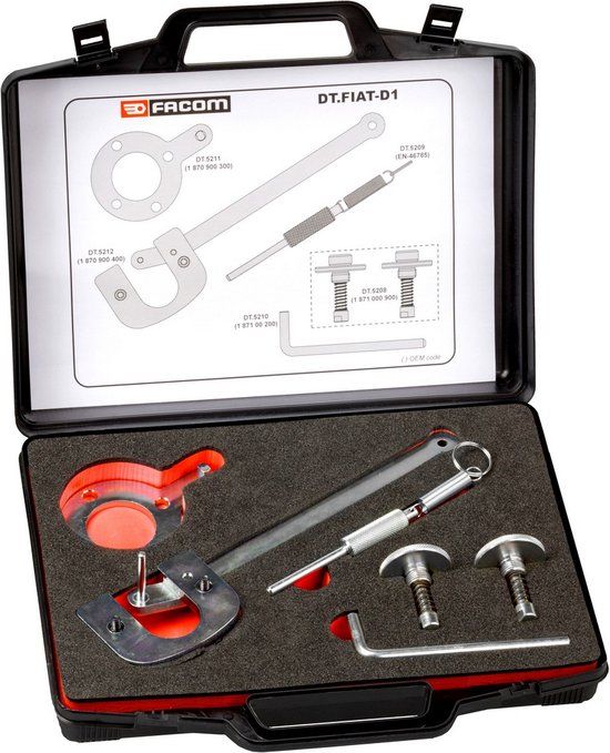 Facom Afstelkoffer Fiat / Alfa / Lancia / Suzuki / Ford / Opel Diesel