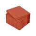 Homéa, Set van 40 cocktailservetten, vitamine, van papier, 2-laags, 25 x 25 cm, terracotta
