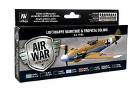 Vallejo Model Air Set - Luftwaffe Maritime and Tropical Colors