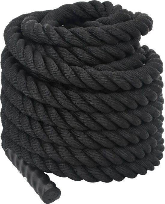 Merkloos / Sans marque Haba Trading B.V. Slagtouw 12 m 9 kg polyester zwart