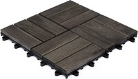 Houten terrastegels - 9 stuks - Acacia - Arendal - 30x30cm - Grey wash