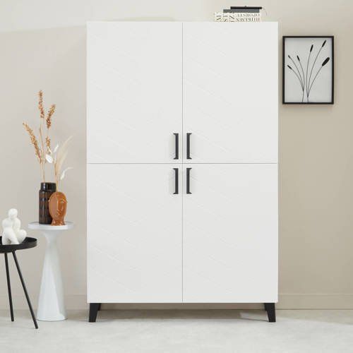 Opbergkast Silk - Wit - 8719542503123