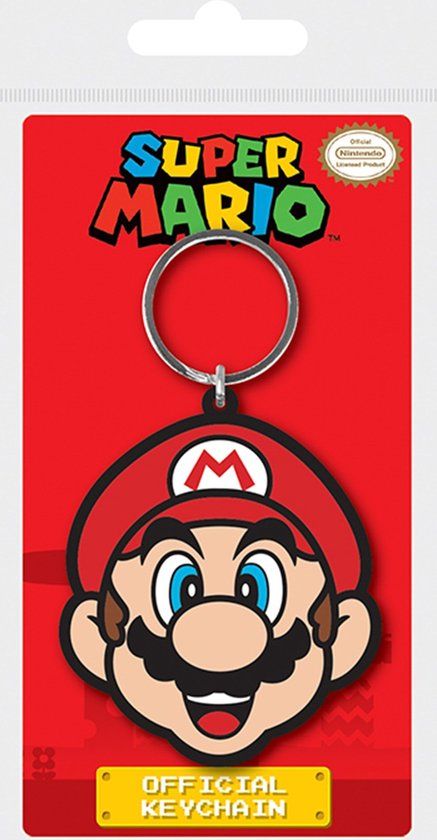 Super Mario Bros. Sleutelhanger - Mario - Rubber - Unisex - Games Merchandise