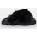 IRO Paris Crossy Foxy Sandales Fourrure Noir Taille : 37