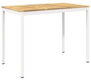 Syfax NAARDEN Tuinbar Tafel Witgewassen 141 x 80,5 x 105 cm