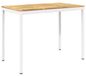 Syfax NAARDEN Tuinbar Tafel Witgewassen 141 x 80,5 x 105 cm