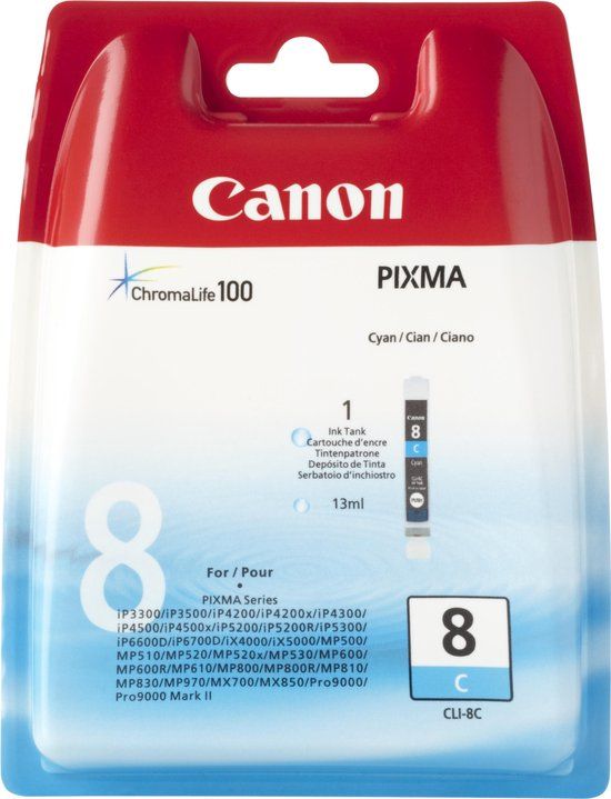 Canon CLI-8C Inktcartridge Cyaan