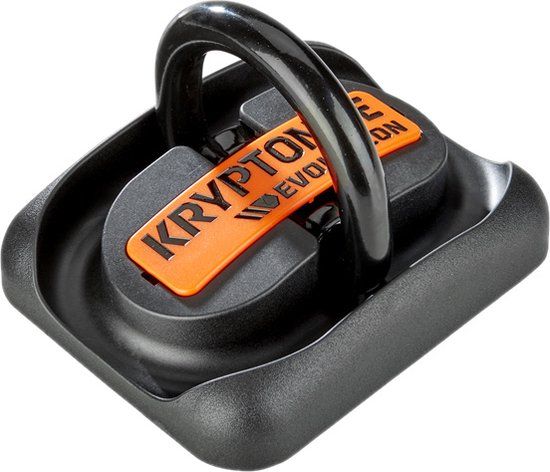 Kryptonite Evolution Ground Anchor - Black/Orange - 17.78 cm - Wall Anchor