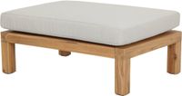 vtwonen Relax Tuin Hocker/ Bijzettafel - Acaciahout - Naturel/ Zand - 40x90x60