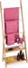 Relaxdays handdoekenrek - 3 stangen - 2 planken - 134 x 53 x 31,5 cm - bamboe - badkamer