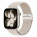 TechProtection Tech-Protect Bracelet Apple Watch Series 11/10/9/8/7/6/SE 3/SE NylonMag - 40mm/41mm/42mm - Titane naturel