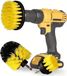 Ensemble de brosses de nettoyage 3 pièces - Noir/Jaune KP36344