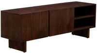 ATMOSPHERA CREATEUR D'INTERIEUR JJA Meuble TV 2 portes 2 niches Nyero 40x147cm marron