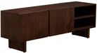 ATMOSPHERA CREATEUR D'INTERIEUR JJA Meuble TV 2 portes 2 niches Nyero 40x147cm marron
