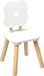 Atmosphera Ally - Chaise d'enfant - Forme de fleur - Blanc