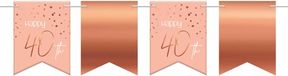 Folat Guirlande Élégant Lush Blush 40 Ans - 6 mètres