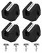 Silentblocs pour climatiseurs, set de 4 pièces, 15x15x9,5 cm