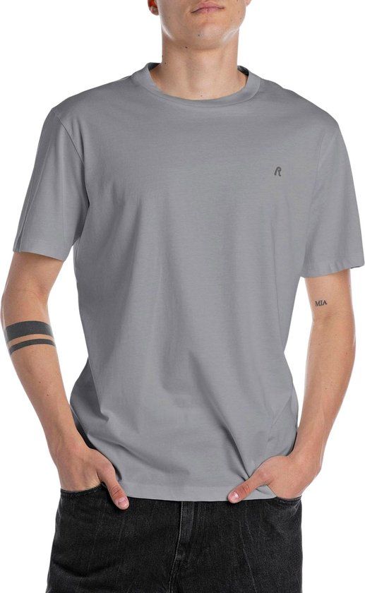 Replay T-shirt Heren - Maat XXL - Grijs