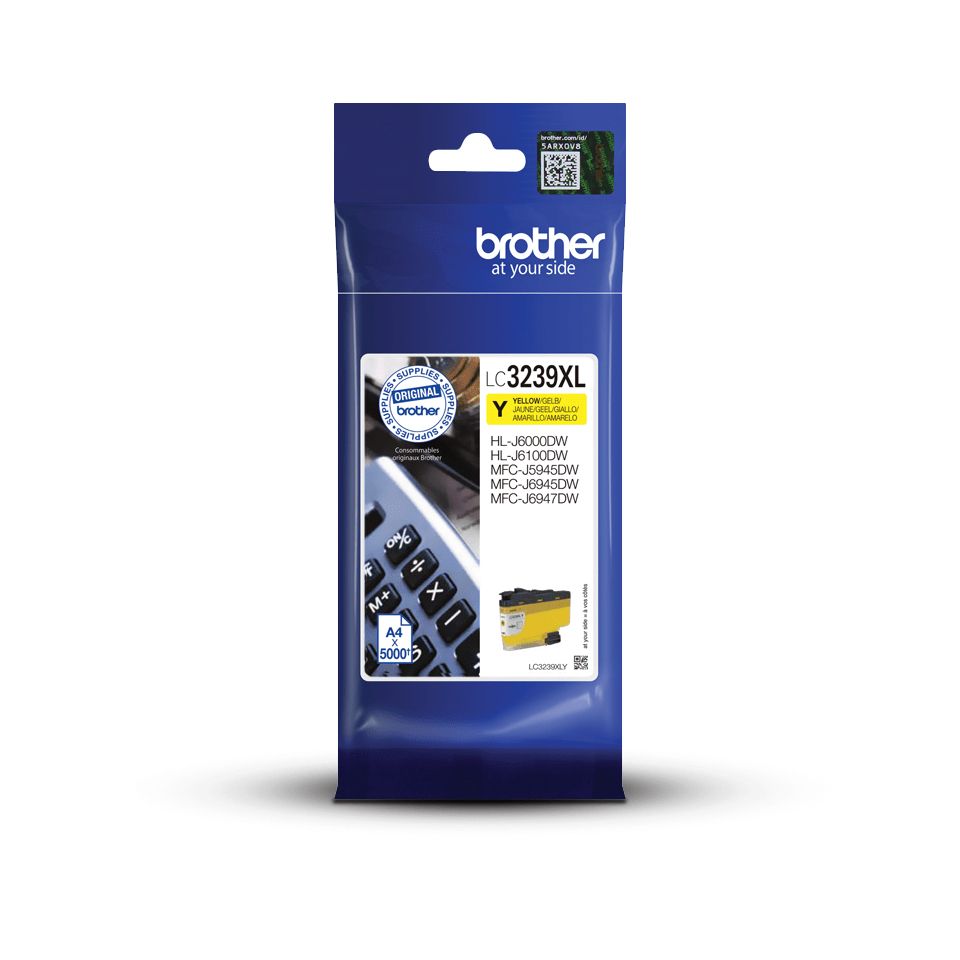 Brother LC-3239XLY Yellow Ink Cartridge - Original - High Capacity
