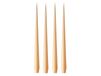 ester & erik Lot de 4 bougies laquées Melon sorbet 19-0, 32 cm