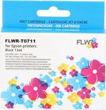 FLWR - Epson T0711 Zwart XL Cartouche