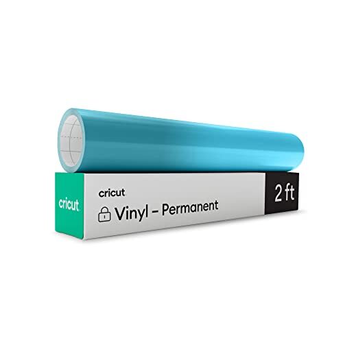 CRICUT Op warmte reagerend, kleurveranderend Vinyl (Permanent) | Turkoois <-> Lichtblauw | 30,5cm x 61cm (12" x 24") | Voor alle snijmachines